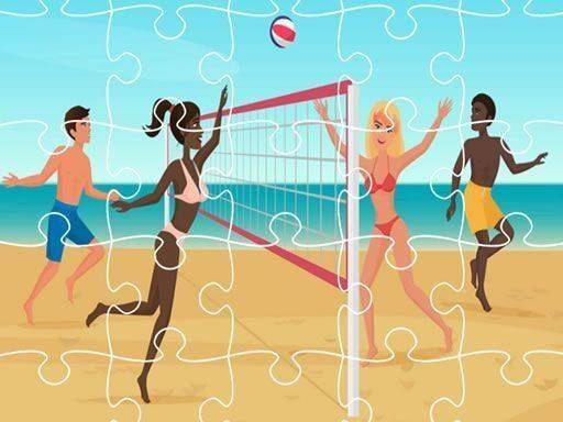Beach Volleyball Jigsaw Puzzle