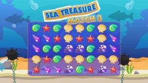 Sea Treasure Match 3 Online Puzzle Game