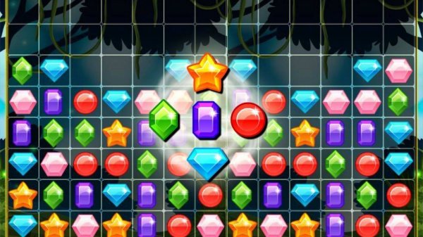 Gem Block Match Puzzle