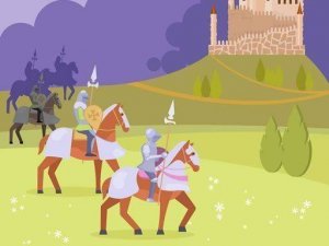 Medieval Knights Match 3 Puzzle Game