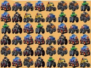 Monsters Trucks Match 3 Puzzle Game