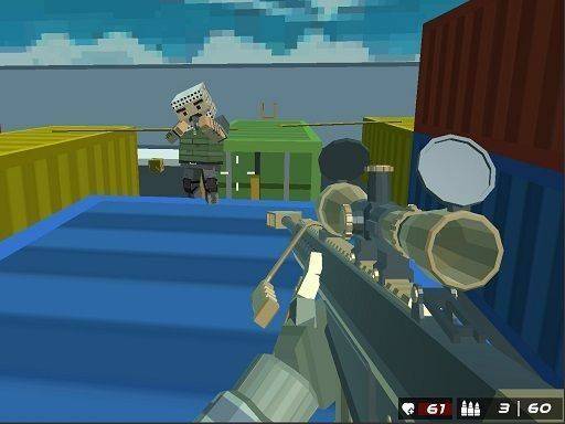 Blocky Arena Challenge Arcade Game