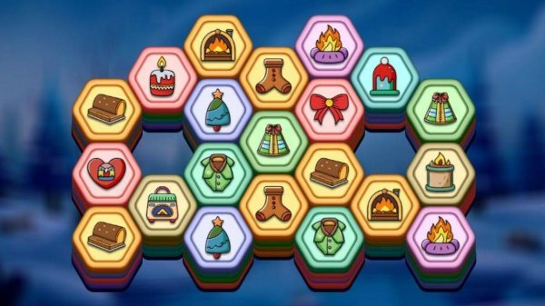 Winter Hexa Stack Puzzle