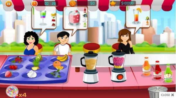 Healthy Juice Mixing Game