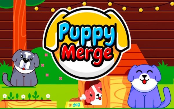 Puppy Merge: Cute Dog Puzzle Game Online
