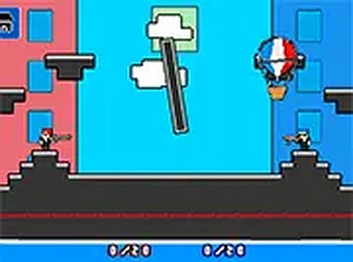 Red Blue Duel: Two-Player Arena
